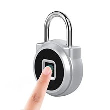 

Fingerprint Lock Portable Keyless Smart USB Rechargeable Electric Lock Waterproof Luggage Case Lock Finger Prints Door Padlock