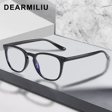DEARMILIU, новинка, синий светильник, блокирующие очки, плоское зеркало, Классическая Ретро оправа, очки для чтения, унисекс, очки для чтения, Роскошные, gafas 6918