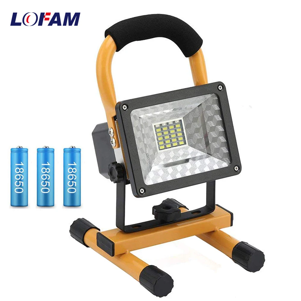 security lights Flood Light Outdoor Rechargeable Floodlight Handheld LED COB Work Light Spotlight Searchlight Camping Lantern Construction Lamp floodlight led