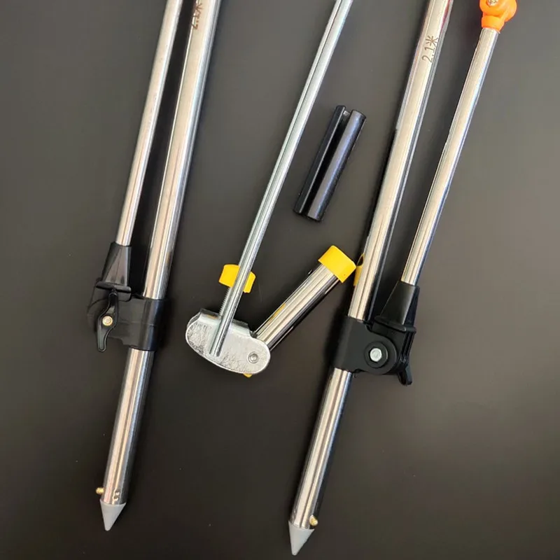 

Fishing Rod Holder Stainless Steel Fishing Support Battery Fishing Rod gan jia Battery Holder Fishing Gear