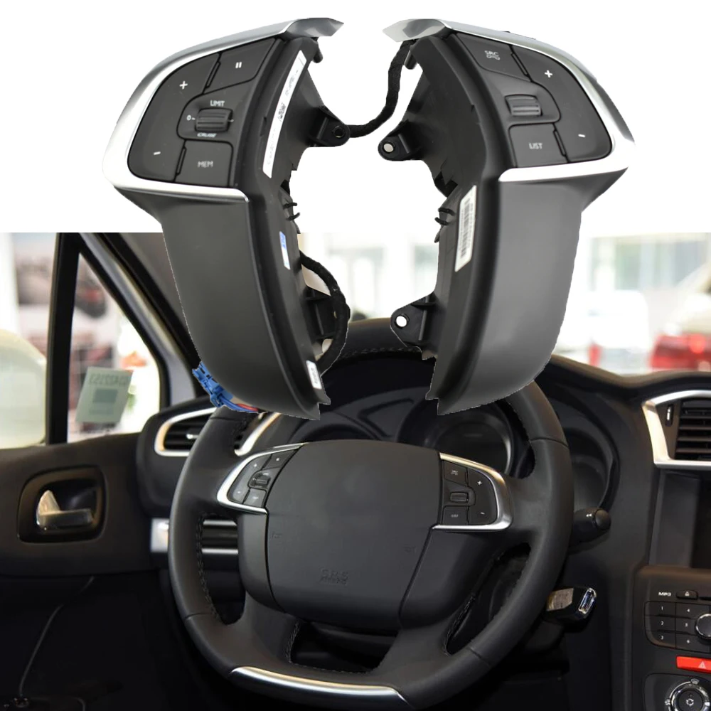 Оригинальный кнопочный переключатель на руль автомобиля для Citroen C4 2013-2016 PSA 98084115ZD
