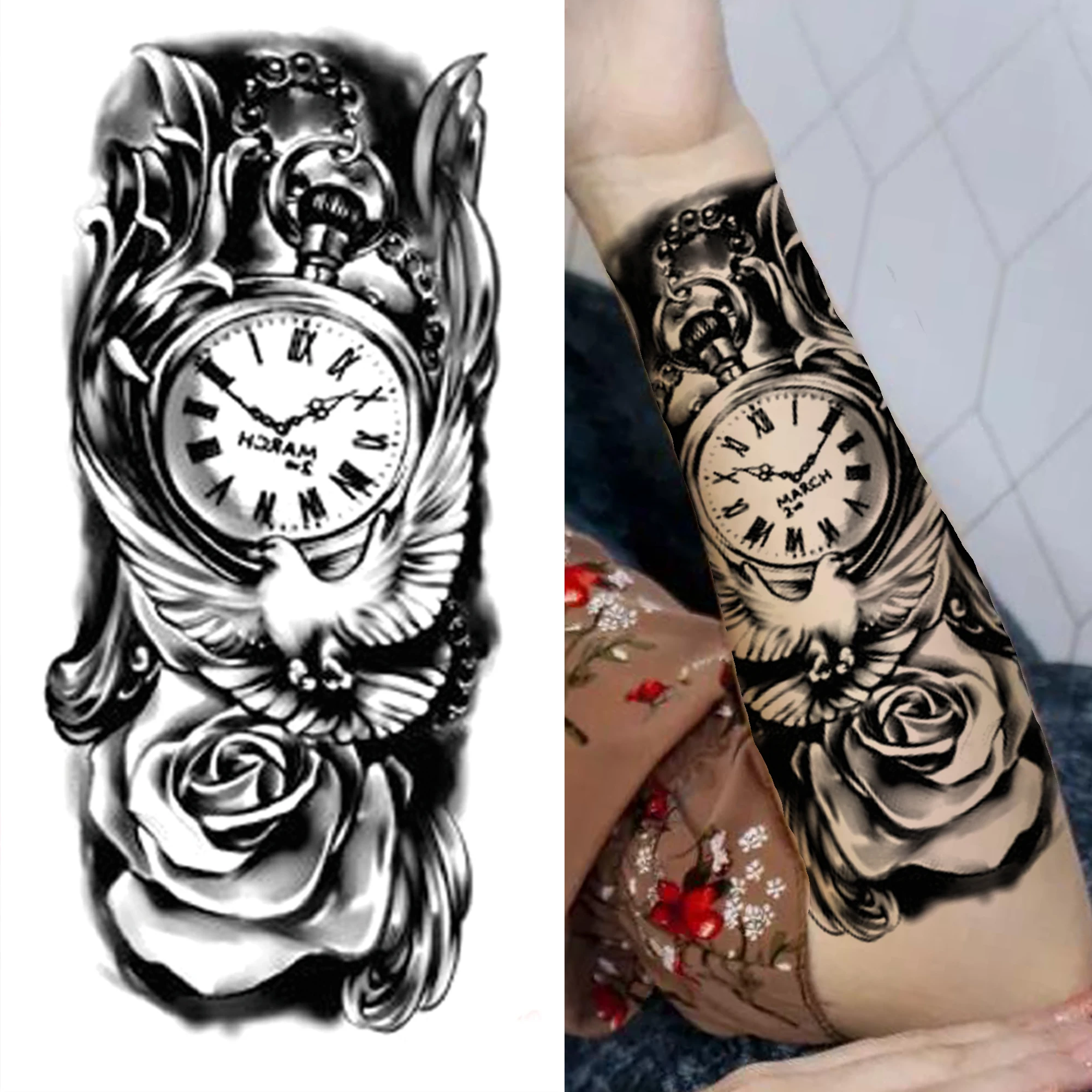 Compass Tattoo Tatuajes De Reloj Con Brujula Reloj Brujula Tatuaje