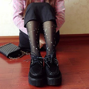 

Rosetic Japanese Harajuku Sponge Cake Thick Soled Shoes Single Shoes College Mori Matte Shoes Vintage Girl Gothic Punk Women