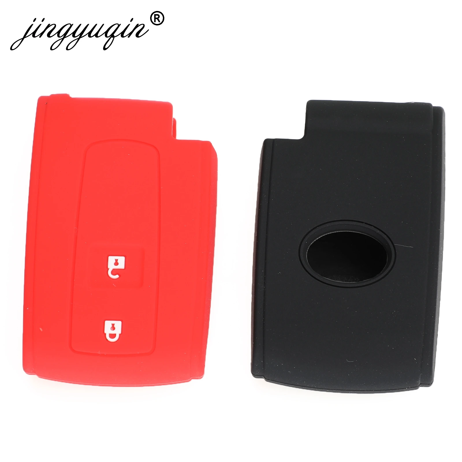 Jingyuqin Skin Silicone 2 Button Remote Key Case For Toyota Prius