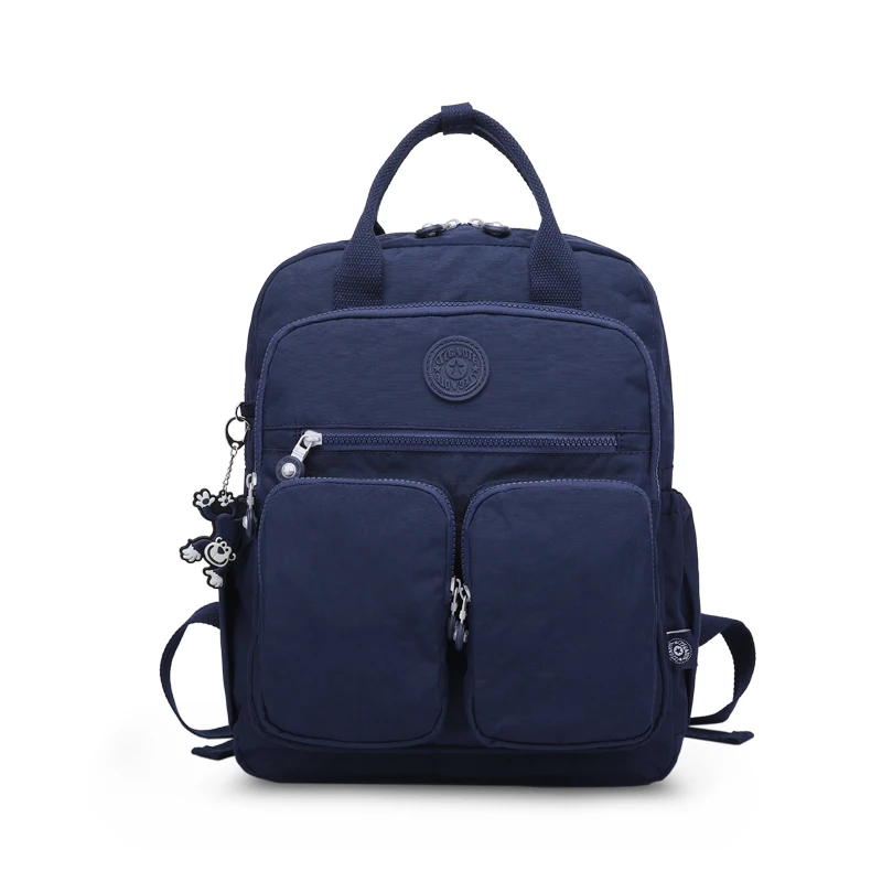 TEGAOTE, школьный рюкзак для девочек-подростков, Mochila Feminina Escolar, женские рюкзаки, сумка, нейлон, Повседневный, для путешествий, для ноутбука, женский рюкзак - Цвет: dark blue
