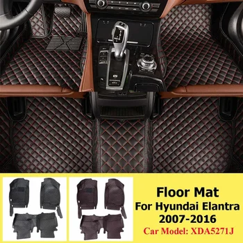 

Custom Car Floor Mats Liner for Hyundai Elantra 2007 2008 2009 2010 2011 2012 2013 2014 2015 2016 PU Leather All-round Car Mats