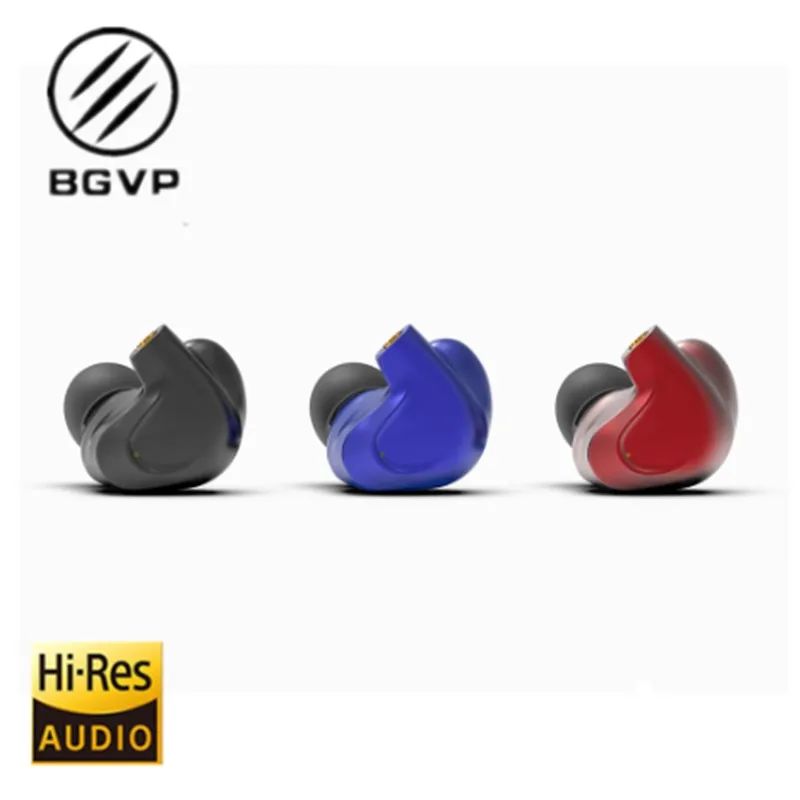 Гибридные водительские наушники BGVP DMG 2DD + 4BA металлические вкладыши с высоким