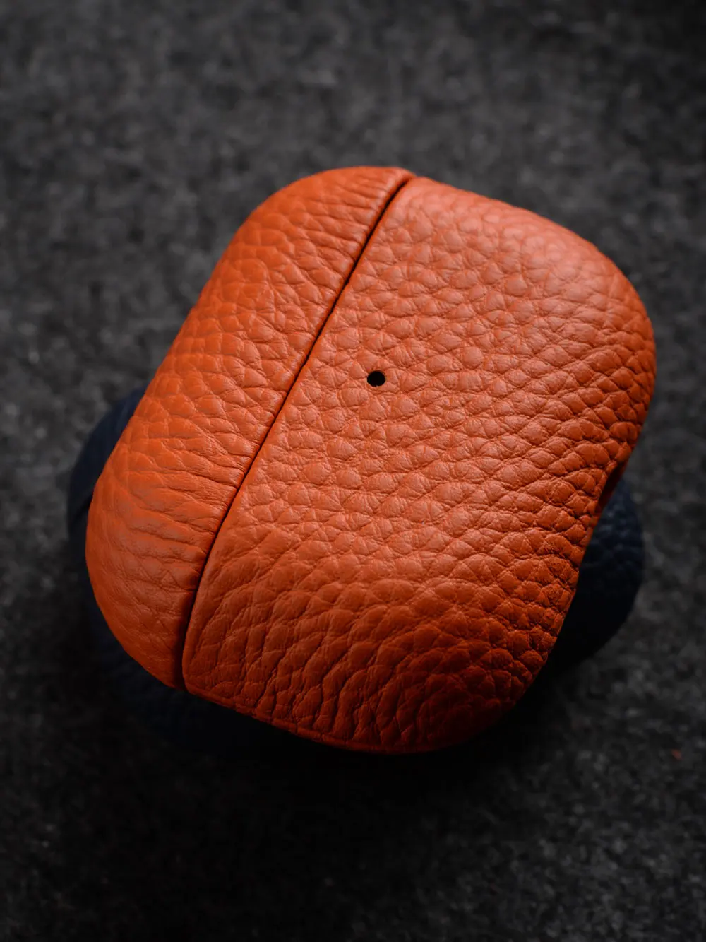 Couro genuíno para airpods pro caso bluetooth