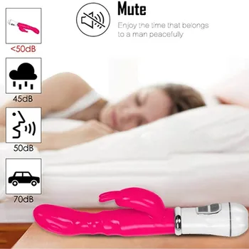 G Spot Vibrator For Women Dual Vibration Silicone Dildo Waterproof Female Vagina Clitoris Massager Sex Toys For Women Adult Toys 2