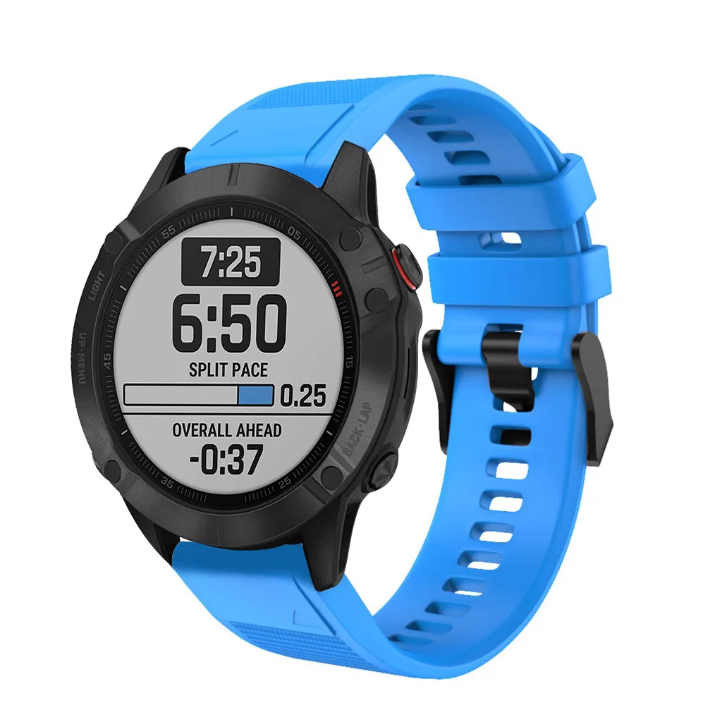 Ouhaobin 26 мм 22 мм ремешок для Garmin Fenix 6/Fenix 6Pro часы Quick Release силиконовые легко подходят наручный ремешок 909#2