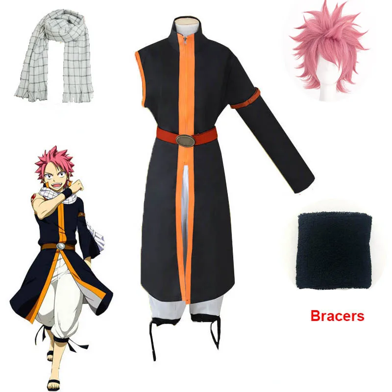 Аниме FAIRY TAIL Косплэй костюм Etherious Нацу Dragneel Костюмы для косплея на Хэллоуин