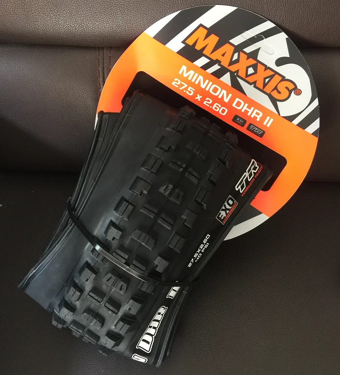 DHR 27.5X2.6 EXOTR Maxxis бескамерные готовые 3C TLR 26*2,3 велосипедные шины 26er 27,5*2,3 DH горный велосипед tire26/29er Складные шины холм Миньон DHF DHR - Цвет: DHR 27.5X2.6 EXOTR