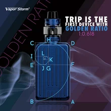 Vapor Storm Trip 200 Вт коробка мод скользящая верхняя заполнение танк дисплей TCR CCW электронная сигарета РБА Танк огромный вейп мод. Комплект