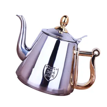 

1.2L Induction Cooker Safe Stainless Steel Tea Kettle Teapot with Infuser