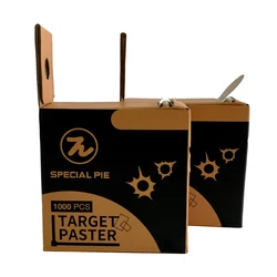 For IDPA IPSC Training Hunting Pratice with Storage Box 1000Pcs / Box Aper Shooting Target Self Adhesive Sticker Round Patches