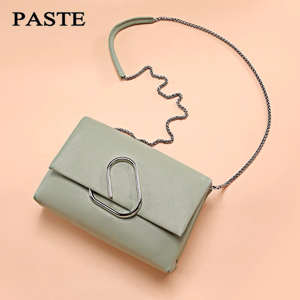  Free Shipping PASTE Shoulder Bag 100% Soft Genuine Leather OL Style Women's Handbags Ladies Bolso S - 4000180553580