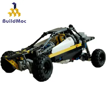 

Buildmoc Technic Car Toys Compatible With Lepining Manual Buggy Car Model Off-road Car Building Blocks Kids Christmas Gifts