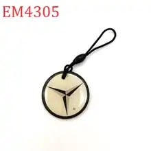 125 кГц перезаписываемый Водонепроницаемый RFID llavero EM4305 T5577 маркер тег падение клей брелок управление доступом 1 шт