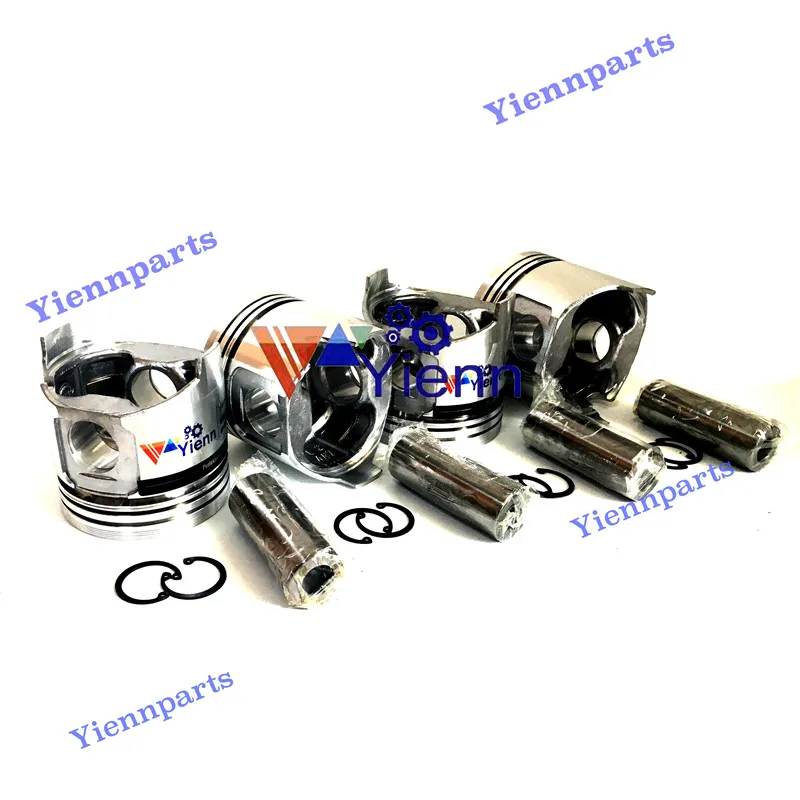 

For Caterpillar Cat 3044 Piston kit with pin clips Excavator Tractor Loader Diesel Engine Repair Parts