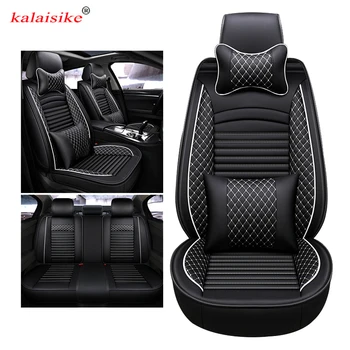 

kalaisike leather universal auto seat covers for Opel Nissan Chevrolet Suzuki Skoda Kia VW BMW Audi Peugeot Mitsubishi