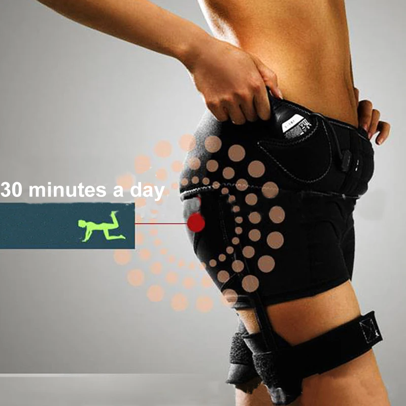 Supports Belt Slimming Products Massager Intensity Rechargeable EMS Toning Slim Belt Braces Bottom Toner Firm Hips Legs Lifting