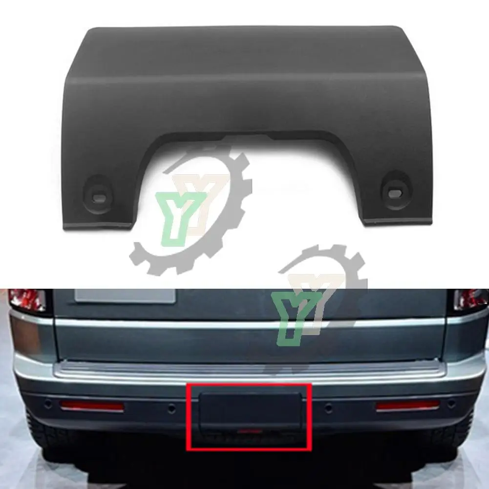 

Для Land Rover LR3 LR4 Discovery 3/4 DPO500011PCL Черный ABS Автомобильный задний бампер буксировочный крюк накладка с зажимами