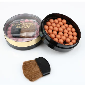 

New Hot Matte Blush Ball Contour Eyeshadow Waterproof Long Lasting Cosmetics with Brush SMR88