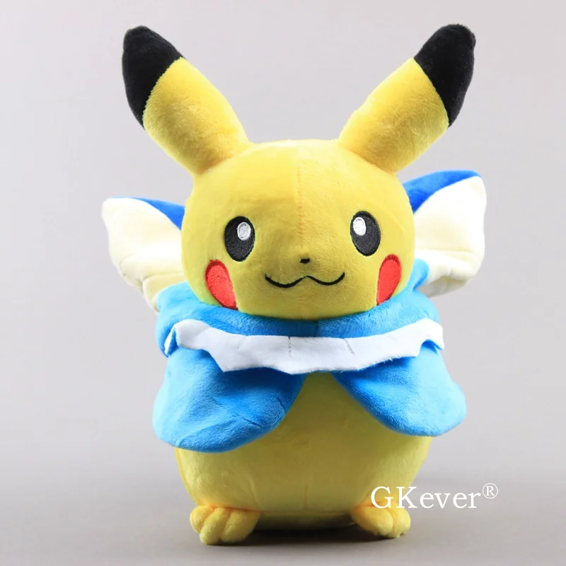 28 см Аниме Пикачу Косплей Vaporeon плюшевый Пикачу Подушка для сна игрушки Япония мультфильм аниме-Игрушка Дети мальчики подарок на день рождения