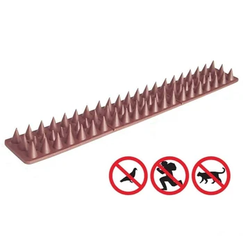 

Plastic Spikes Practical Squirre Birds Pigeons Cat Deterrent Tool For Outdoor Garden Fence Wall Off Harmless To Animal Repellent