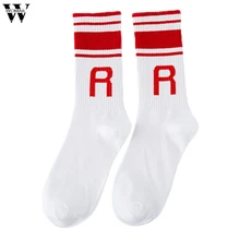 Womail женские длинные носки с алфавитом спортивные носки хлопковые женские носки бар носки