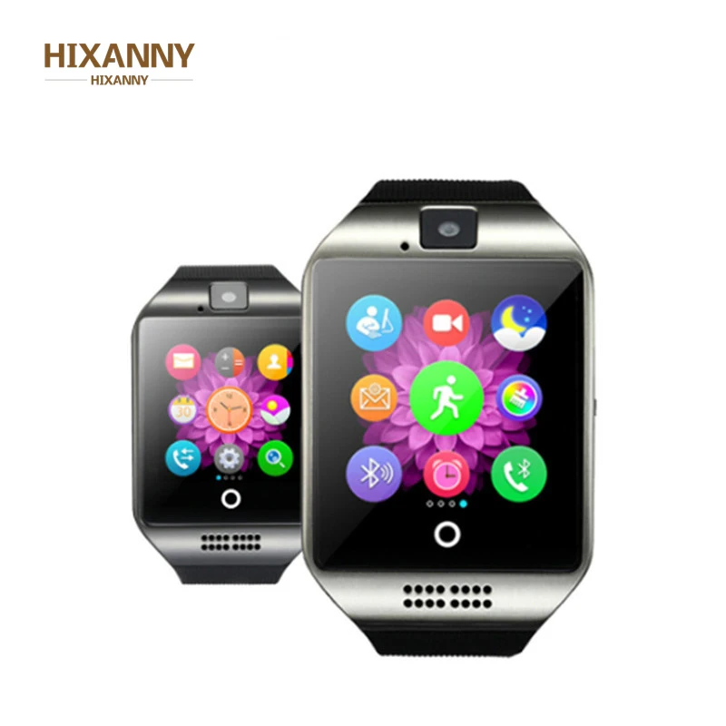 

New Smart Watch Q18 With Camera Facebook Whatsapp Twitter Sync Smartwatch Support SIM TF Card For IOS Android PK U8 V8 DZ09 A1