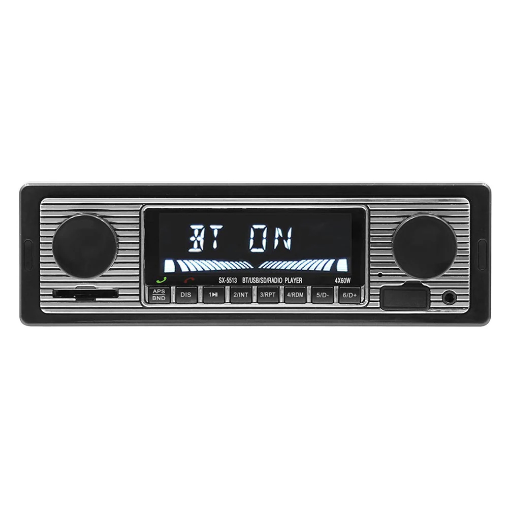 Автомобильный стерео MP3-плеер FM радио Bluetooth динамик поддержка AUX в sd-карте/U диск музыка несколько режимов воспроизведения Встроенный микрофон