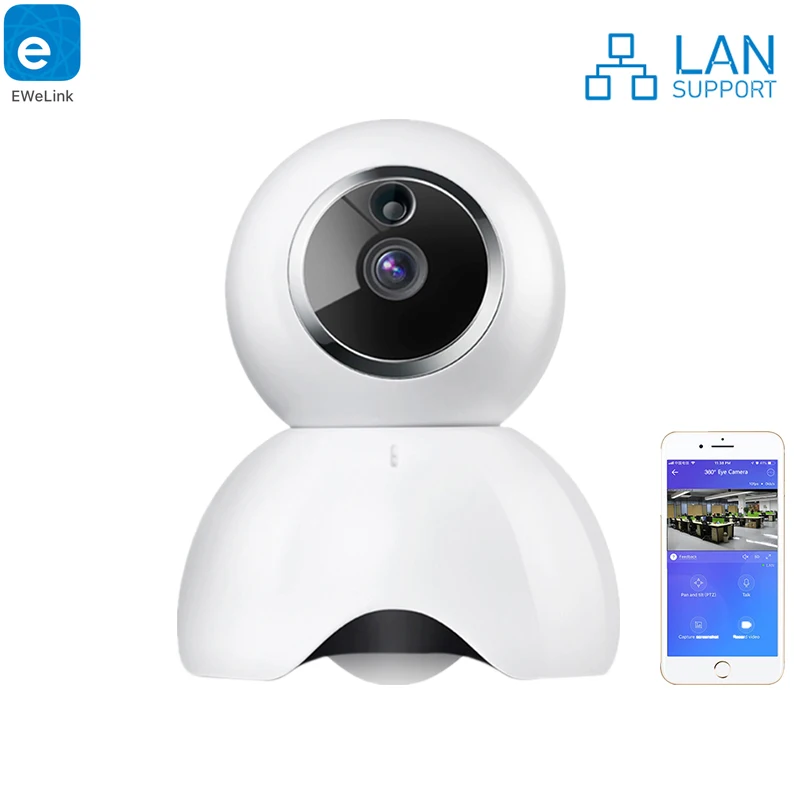 EWeLink cámara IP inteligente con WiFi, videocámara de Control