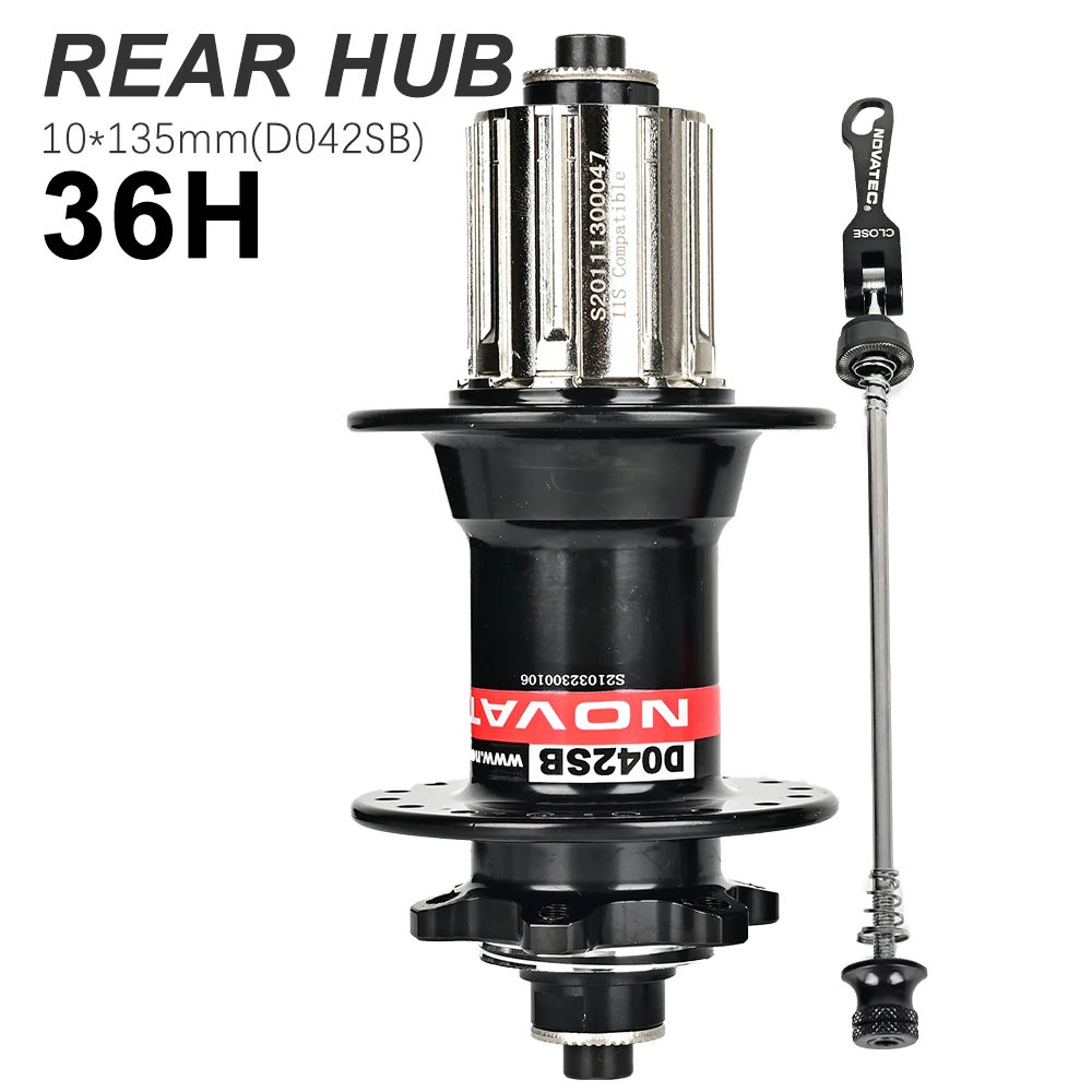 ノバテックハブD041SB D042SBディスクカードブレーキMTBマウンテンバイクハブベアリング24 28 32 36穴自転車ハブ H54eceb7e11534029a97229df93c6b