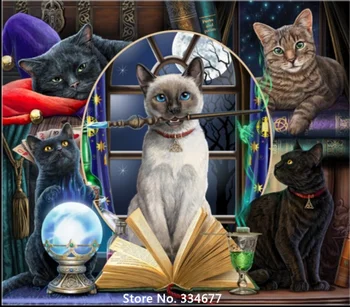 

Magical Montage Animal Embroidery For Needlework Crafts14CT Counted Unprinted DIY Cross Stitch Kits Handmade Arts Wall Decor