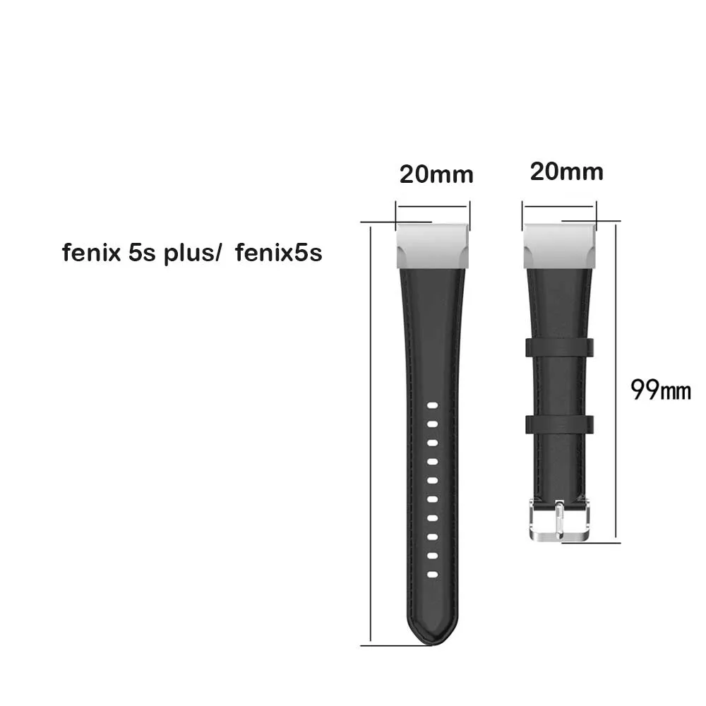 22 20 26 мм кожаный ремешок для часов Garmin forerunner 935 945 quatix 5 sapphire approachs 60 браслет fenix 5s plus 5 plus MARQ