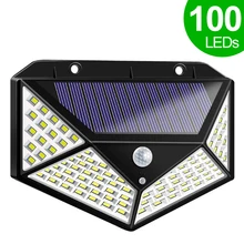 Goodland 3 режима светодиодный светильник на солнечной батарее открытый солнечный светильник PIR датчик движения для украшения сада настенный уличный фонарь