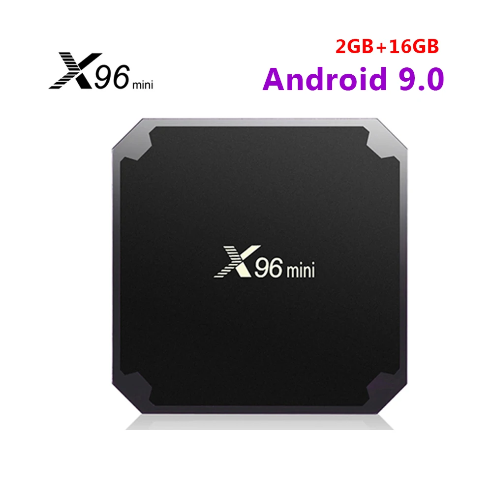 

X96 mini Android TV BOX X96mini Android 9.0 Smart TV Box 2GB ROM 16GB RAM Amlogic S905W Quad Core 2.4G WiFi Set top box 1GB 8GB