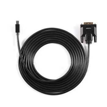 

LESHP Full HD 1920 x 1200 1080P Mini DP DisplayPort to DVI Male to Male Cable in Black 1.8m 6 Feet