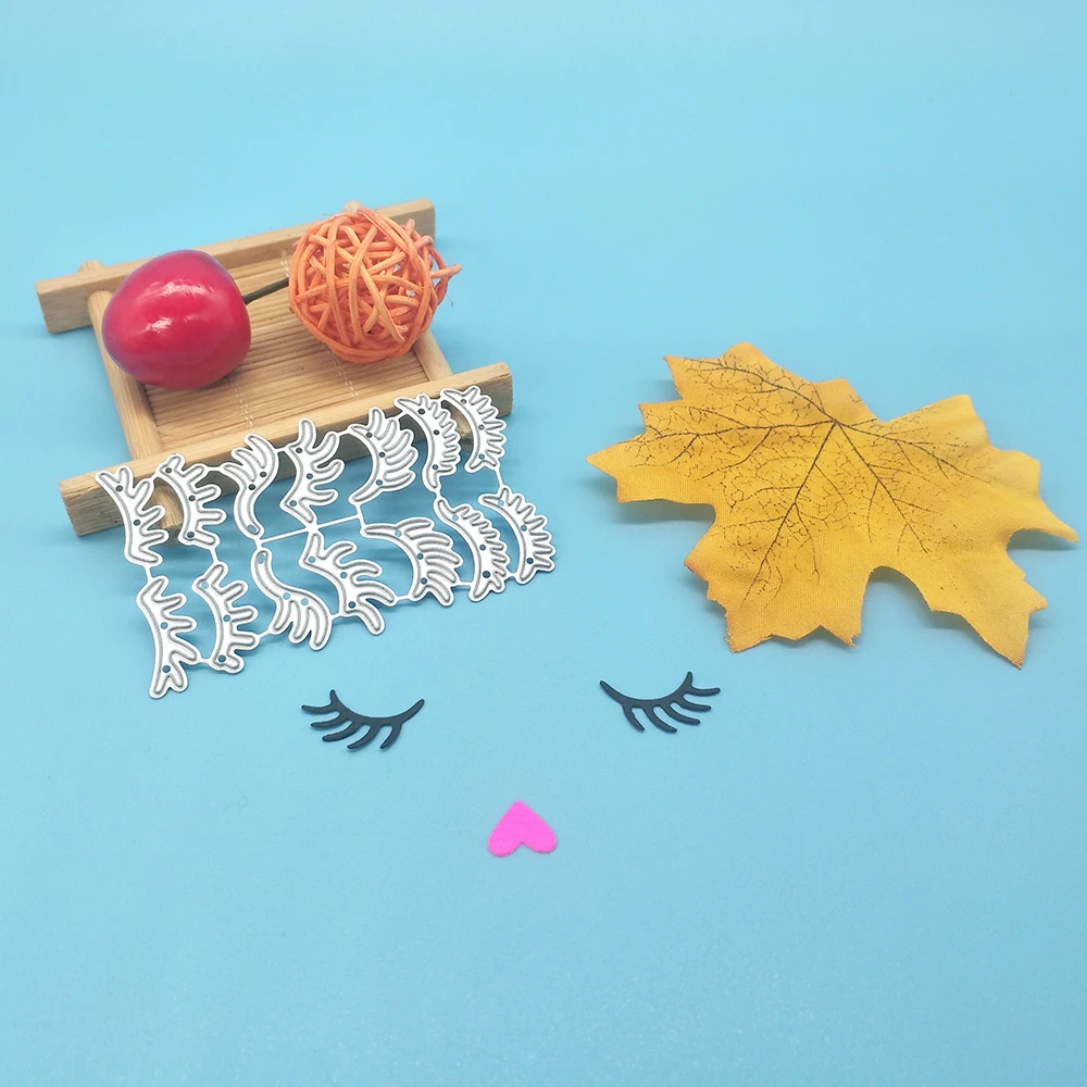 

Neue Minitype wimpern form metall schneiden sterben sammelalbum stempel carving papier karte stanzen dies new diy dies