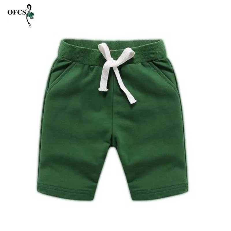 Baby Clothing Boys Shorts Summer Cotton Trousers Kids Solid Beach Shorts Children's Pants boys shorts