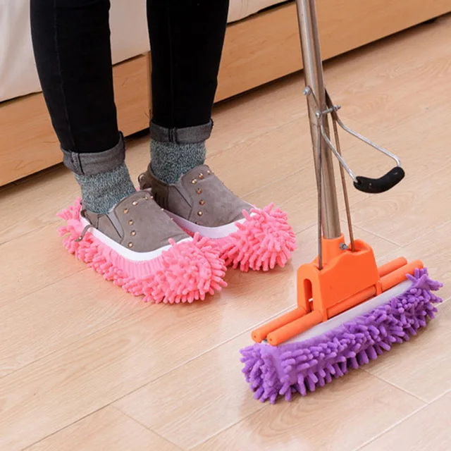 31dust Mop Slipper Lazy House Floor Polishing Cleaning Easy Foot