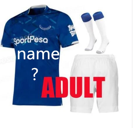 Футбольные майки для взрослых, 19, 20, Everton, набор для дома, Richarlison,,, SIGURDSSON, DIGNE GOMES, GBAMIN, набор для мужчин, футбольная рубашка - Цвет: Оранжевый