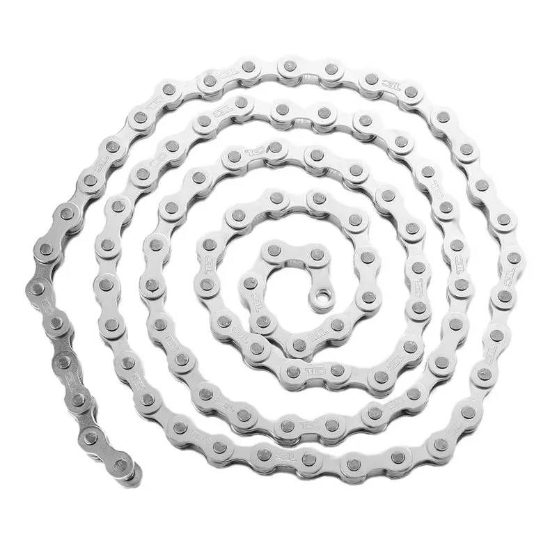 Bike chain MTB chain for Fixed Gear Single speed Dirt Bike 1/" x1 / 8", silver