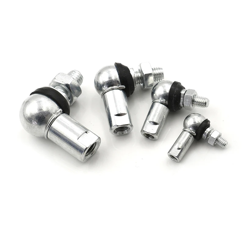 1PC HUXUAN Ball Head Joint Rod End Bearing M5 M6 M8 M10 Right Angle CS8/CS10/CS13/CS16 Carbon Steel