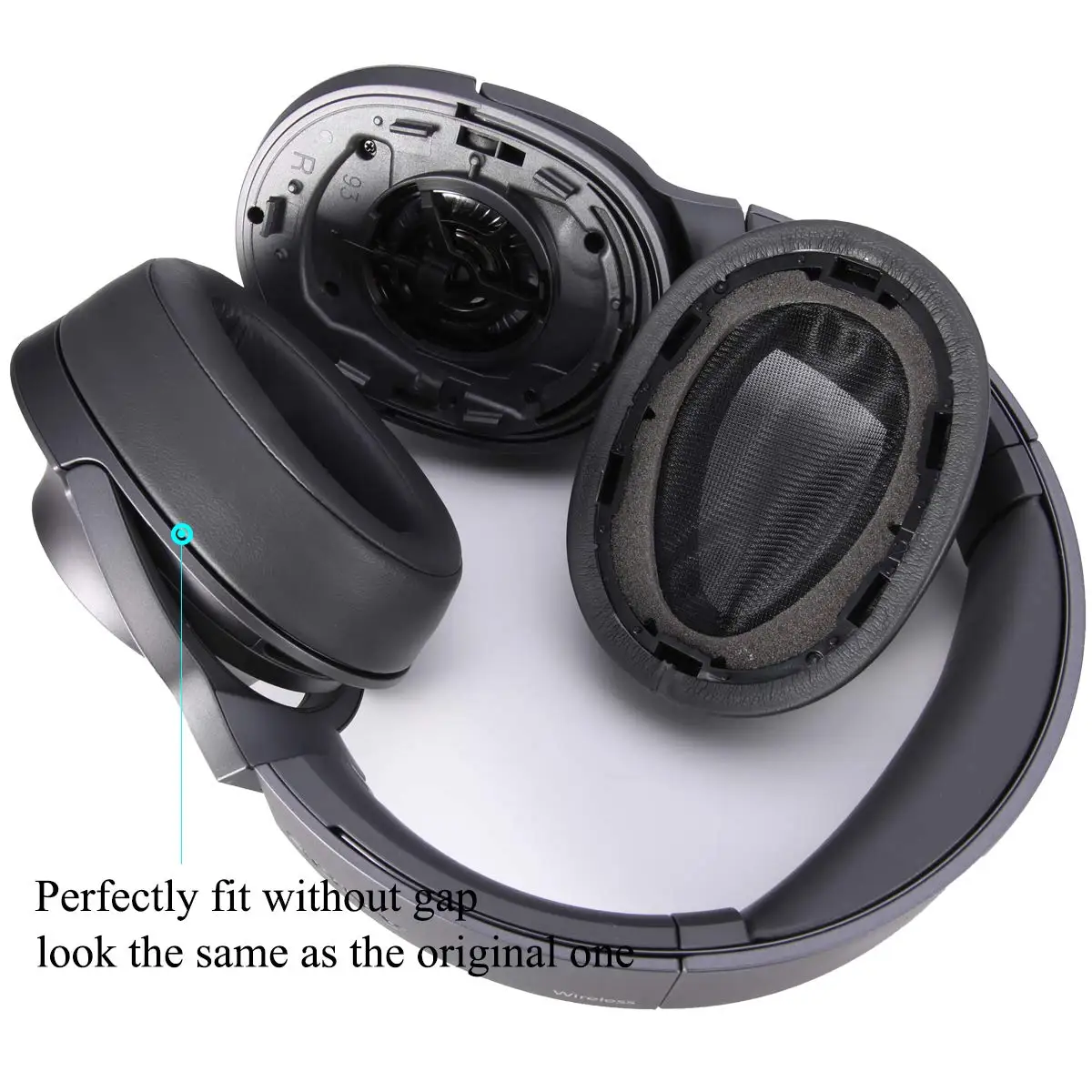 Replacement Ear Pads Cushion Earpads for Sony MDR-100ABN WH-H900N Headphones, Earpad Sony Headset Repair Part