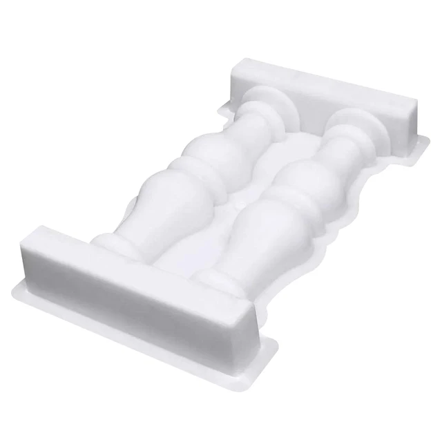 Fejlesztés Dekoratív Könnyű Felhordás Erkély Műanyag Barkács Római Oszlop Penész Burkolás Fehér Kert Kerítés Korlát Újrafelhasználható Épület - Image 4