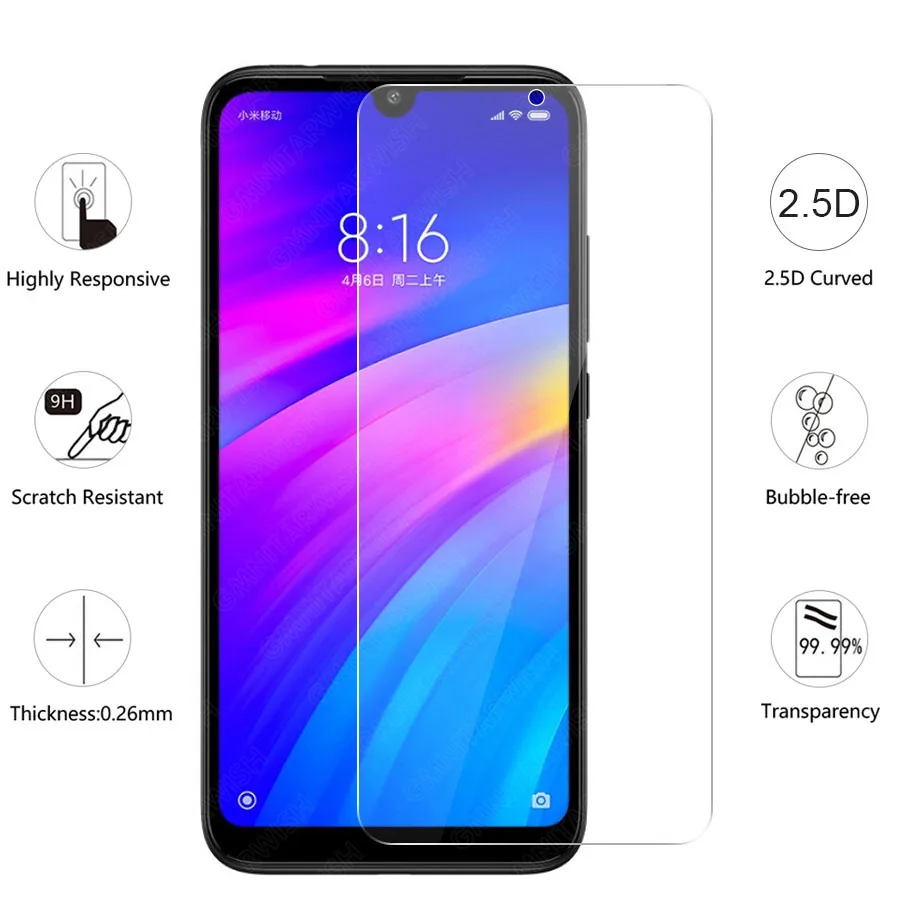 2.5D Закаленное стекло для Xiaomi Mi A3 Max 3 8 9 SE 9T A1 A2 Lite Pro Mix Pocophone F1 Redmi K20 Защитное