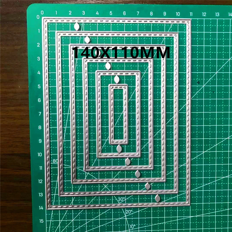 

Frame Dies Background Metal Cutting Dies Scrapbooking Handmade Card Make Shape Stencil Craft Mold Model Decor