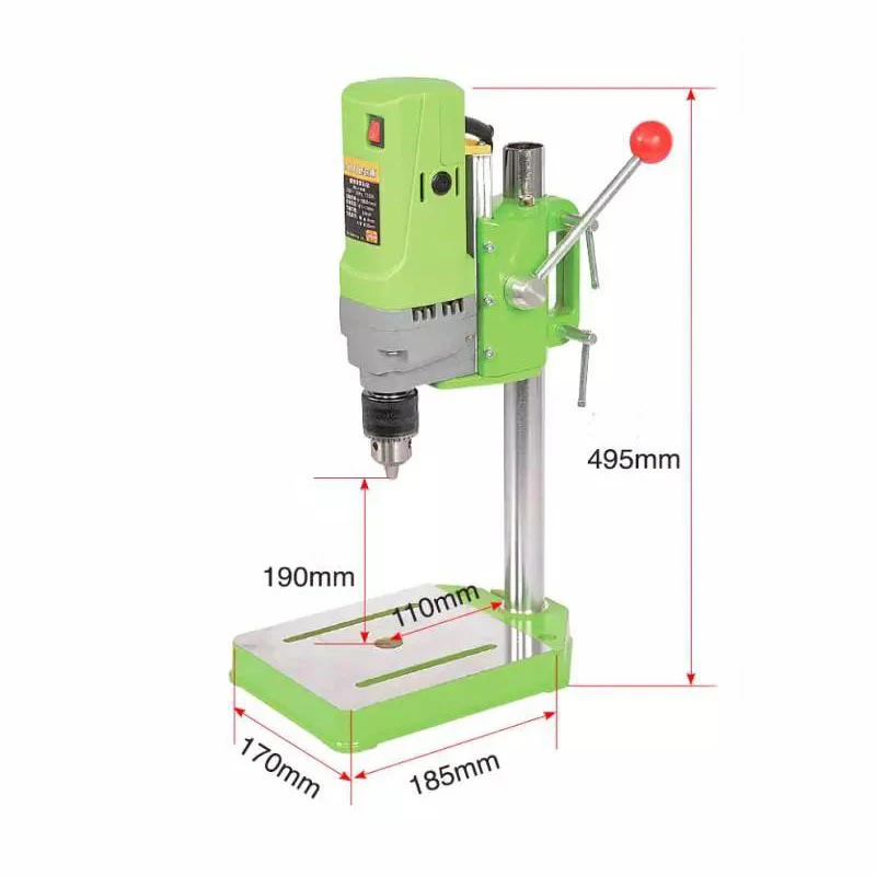 BG-5156E Mini Bench Drilling Machine 710W High Power High Precision DIY Processing Bench Drill Portable Bench Drill Machine 220V 2